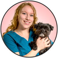 Carissa Shaw is one of the friendly helpful, receptionists at McLeod Vet Hospital.